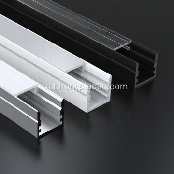 PMMA PC Diffużur LED Strip Aluminum